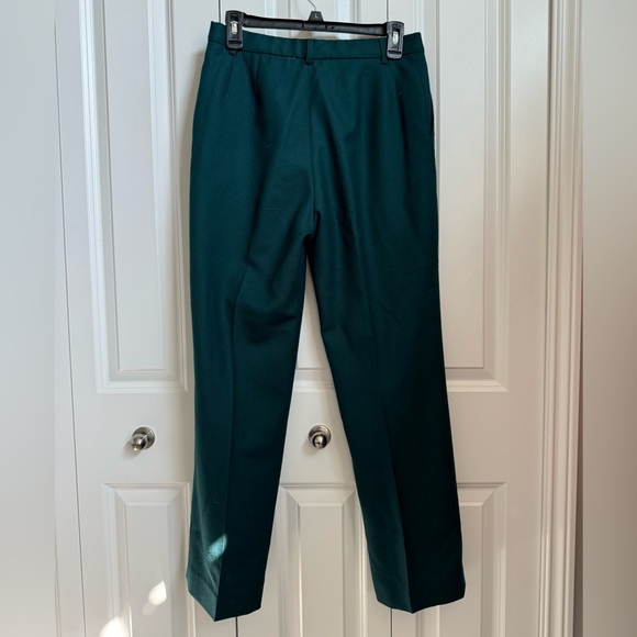 Pendleton 100% Virgin Wool Pants Green Size 4 - Picture 2 of 8
